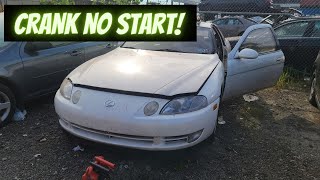 1993 Lexus SC400 crank no start. Diagnose and Repair