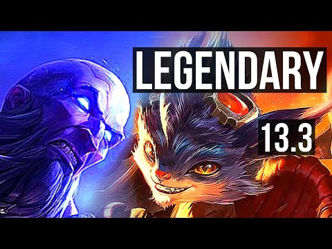 RYZE vs RUMBLE (TOP) | 8/1/4, 500+ games, Legendary | KR Master | 13.3