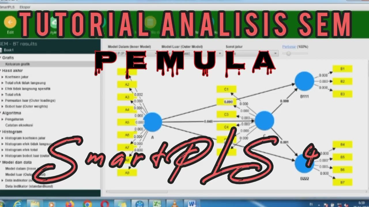 Tutorial SEM dengan SmartPLS 4 (Pemula)