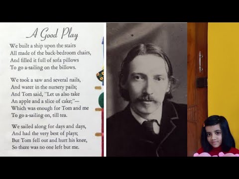 A Good Play | Kids Poem Competition | Robert Louis Stevenson| School Presentation | Yashica Das