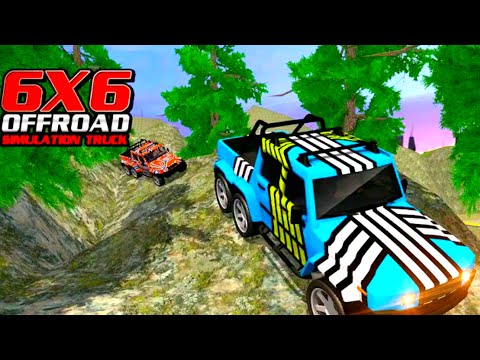 6x6 Offroad Jeep Drive  #1- Offroad Truck Simulator - Gameplay (Android , IOS)