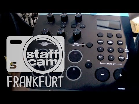 Staffcam: Neue Roland Fußmaschinen und TM-6 Pro Drum-Modul