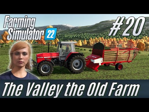 FS22: The valley the old farm #20:  Grass harvesting