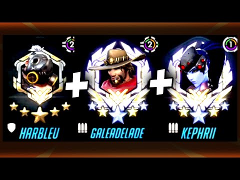 HARBLEU ROADHOG + KEPHRII WIDOW + GALE MCCREE! [ OVERWATCH SEASON 25 TOP 500 ]