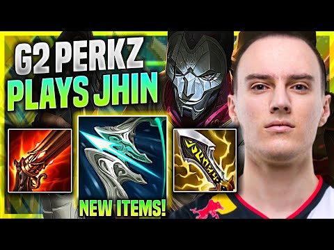 PERKZ PICKS JHIN WITH NEW ITEM GALEFORCE! - G2 Perkz Plays Jhin ADC vs Ashe! | Preseason 11