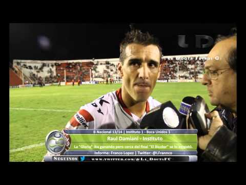 Raul Damiani | Instituto 1 - Boca Unidos 1 | B Nacional 13/14