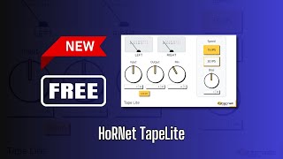 Video thumbnail for GREAT NEW FREE Plugin! HoRNet TapeLite - Sound Demo by VU LUFS