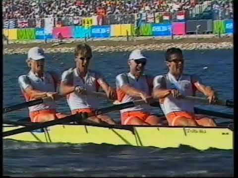 2004 Athens Olympics Rowing mens lwt 4- Semi-final 2
