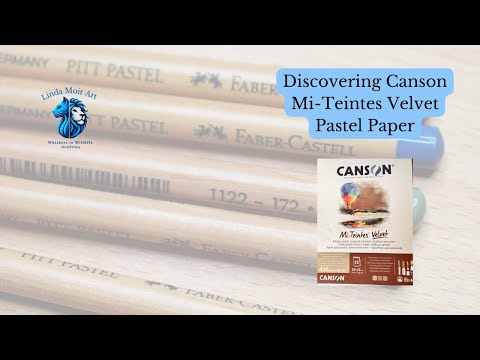 Discovering Canson Mi-Teintes Velvet Pastel Paper