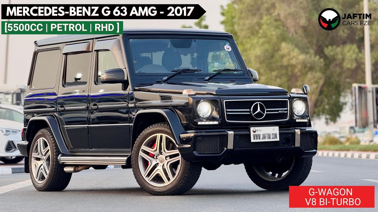 Mercedes-Benz G 63 AMG G-WAGON | V8 BITURBO DIESEL ENGINE | 5.5L | PREMIUM FEATURES | SUNROOF | RHD video