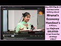 Was IAS Rank 2 Garima Lohia Talking Abt Mrunal S Economy Handout But Vajiram Deleted It Upsc
