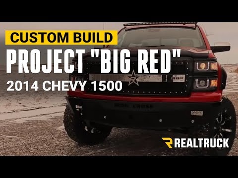 BIG RED Custom Chevy Silverado Truck Build