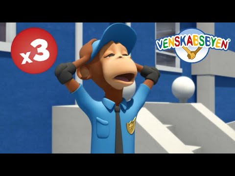 Venskabsbyen - Hvilke eventyr kan vi finde denne gang? 🐵🐘🐻