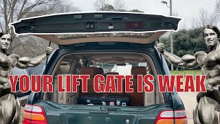 Replace Liftgate Shocks – Land Cruiser 100 / LX470