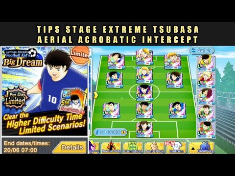 TIPS CLEAR STAGE TSUBASA INTERCEPT | CAPTAIN TSUBASA DREAM TEAM INDONESIA