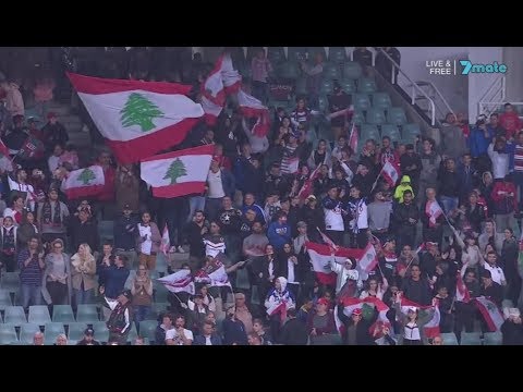 National Anthems - England vs Lebanon [RLWC17]