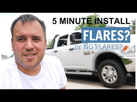 How to Install Fender Flares in 5 Minutes; RAM 3500 Truck OEM