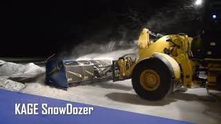 Large Front End Loader Snow Plow & Pusher