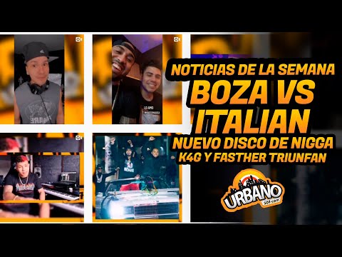 BOZA VS ITALIAN SOMALI | K4G Y FASTHER TRIUNFANDO | NUEVO DISCO DE NIGGA  | NOTICIAS URBANO507TV