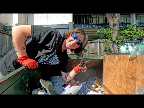 I Went Dumpster Diving ALONE and Found So Much in ONE Dumpster!