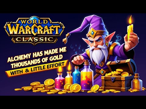 Gold Farming 101~ Alchemy Potion Crafting Made Me Thousands Of Gold | Wow Classic Anniversary 2025