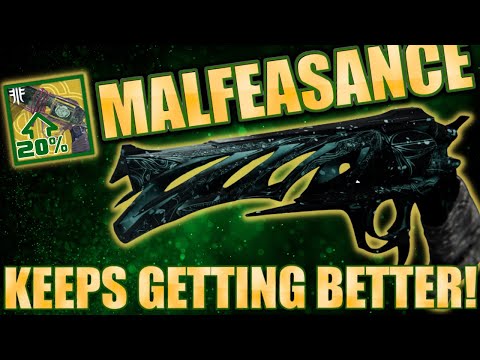 MALFEASANCE [Destiny 2] Buffed Again With 20% More Damage!