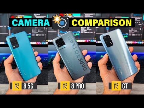 Realme 8 Vs Realme 8 Pro Vs Realme GT | Camera Comparison 📸