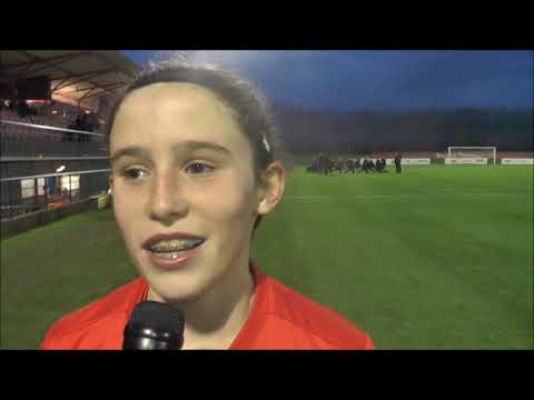 Marie Detruyer na Belgian Red Flames U15 - Duitsland U15 op 05.12.2018