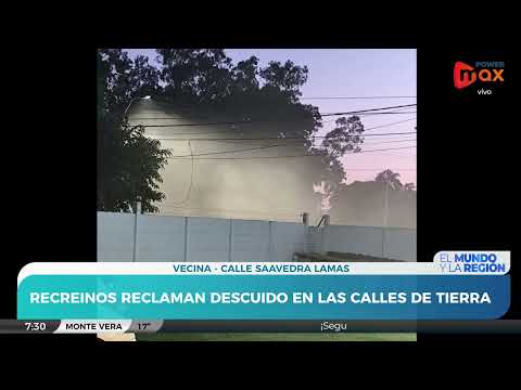 Vecinos de Recreo piden respuestas por el abandono de calle Saavedra Lamas y altos niveles de tierra