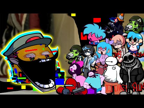 Corrupted Annoying Orange Glitch Sings Sliced But Different Characters Sing It🎵Everyone Sings Sliced