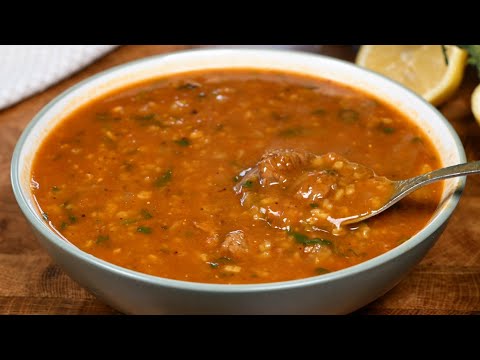 Better Than Lentil Soup!😋 Fire-Roasted Baby Wheat Soup (Freekeh)