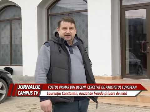 FOSTUL PRIMAR DIN BECENI, LAURENŢIU CONSTANTIN, ANCHETAT DE PARCHETUL EUROPEAN