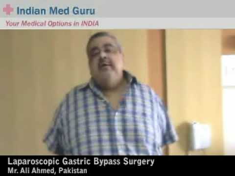 Laparoscopic Gastric Bypass Surgery in India for a Patient from Pakistan.