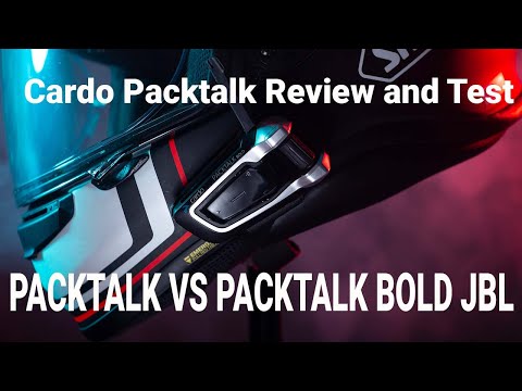 Cardo Packtalk Vs Packtalk BOLD review with real world voice commands and range tests!