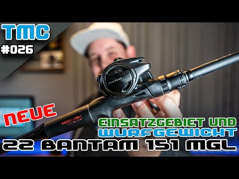 SHIMANO 2022 BANTAM MGL 151 - Baitcaster Wurfgewicht und Einsatzgebiet | TackleTalkMitChris #026