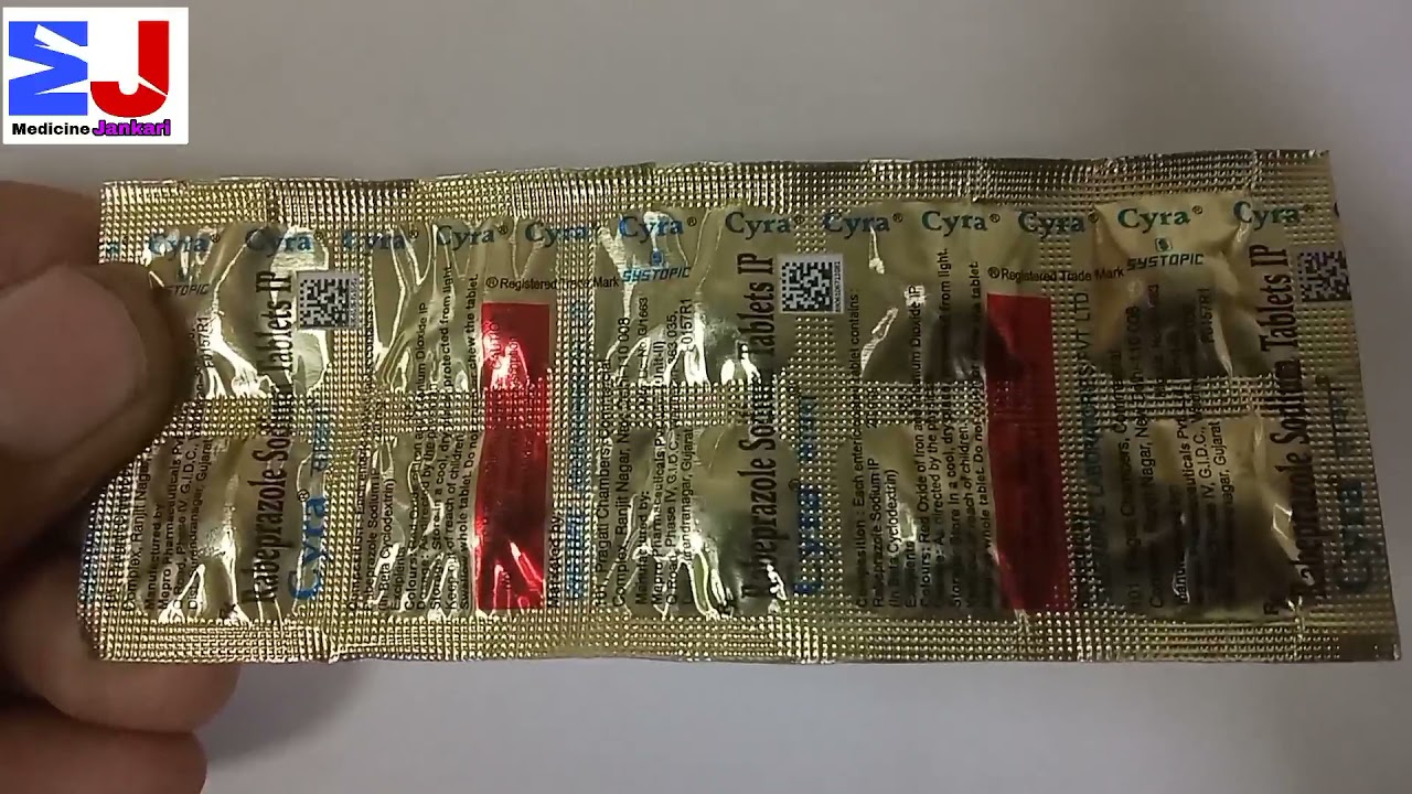 Cyra 20mg tablet | Rebeprazole 20mg Tablet | cyra tablet use Acidity benefit dosage review Hindi |