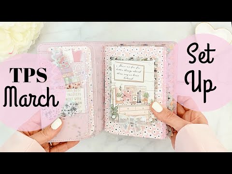Aura Estelle A6 Scarlet Set Up Using The Planner Society March 2020 Kit!