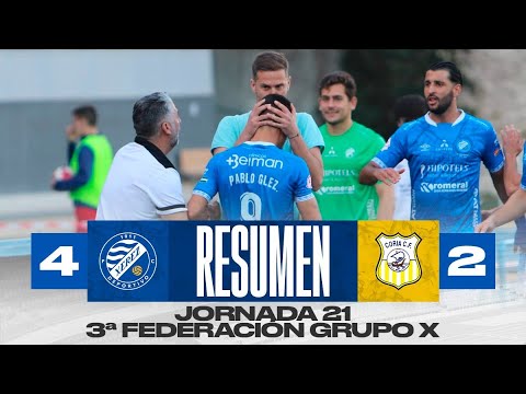 Resumen J22: Xerez Deportivo FC 4-2 Coria CF (2023-24)
