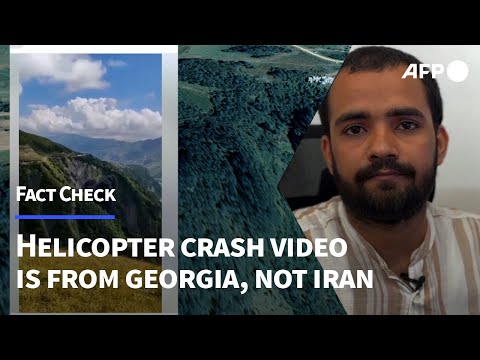 Video Thumbnail: Helicopter crash video is from 2022, not linked to Iranian president