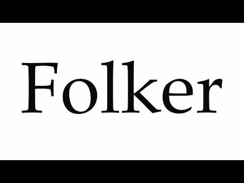 How to Pronounce Folker