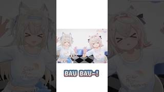 公式配信でシンクロするフワモコがかわいすぎる【ホロライブ／ホロライブ切り抜き／夏色まつり／FUWAMOCO／一条莉々華】#shorts #ホロライブ #hololive