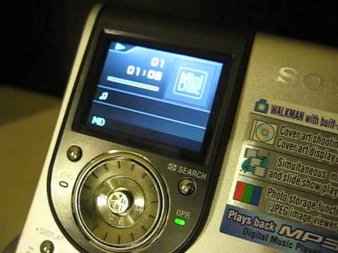 SONY MZ-DH10P Hi-MD PLAYING A SIMPLE MINIDISC RECORDING