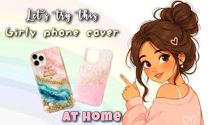 DIY Girly Phone Case at Home! 🌸 So Cute & Easy! ✨