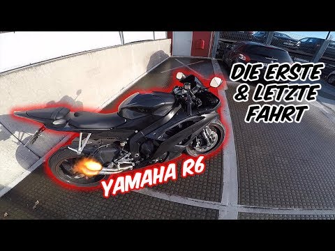 Erste Fahrt mit dem neuen Motorrad - Yamaha R6 - Driftzember