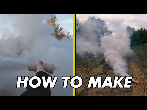 How To Make A Smoke Bomb | The Best Homemade Smoke Device | Easy