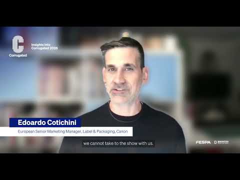 Patrocinador: Edoardo Cotichini, de Canon, en Corrugated