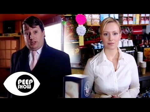 Mark Asks A Barista To Marry Him And Tries To Get Run Over | Peep Show