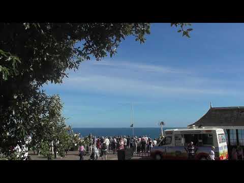 Eurofighter typhoon 600 MPH high speed pass Bournemouth airshow 2019