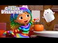 Making Banana Ghosts For Cat O Ween GABBY S DOLLHOUSE Netflix
