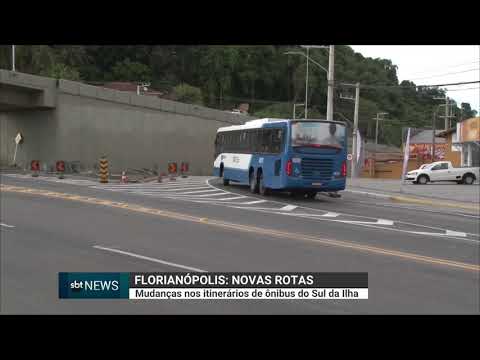 Em Florianópolis, mudanças nos itinerários do transporte público do Sul da Ilha
